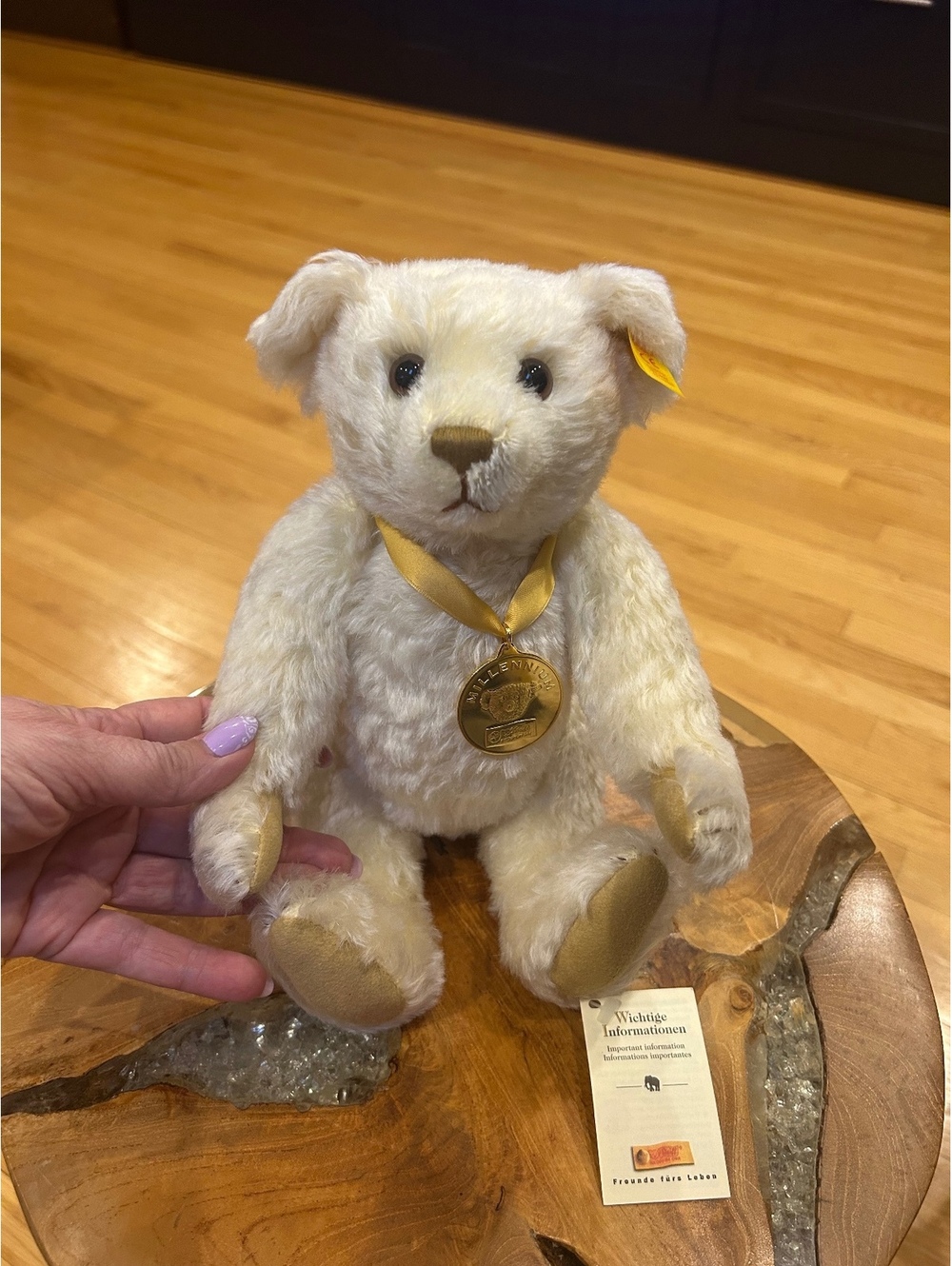 Steiff Millennium Bear 2000 Limited Edition Collectible